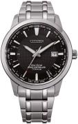 Citizen Radio Controlled Herreklokke CB0190-84E Sort/Titan Ø43 mm