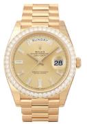 Rolex Day-Date 40 Herreklokke 228348RBR-0002 Champagnefarget/18 karat