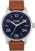 Nixon The Patrol Herreklokke A1243-2186-00 Blå/Lær Ø42 mm