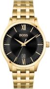 Hugo Boss Elite Herreklokke 1513897 Sort/Gulltonet stål Ø41 mm