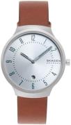 Skagen Grenen Herreklokke SKW6522 Sølvfarget/Lær Ø38 mm