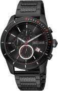 Just Cavalli Herreklokke JC1G166M0065 Sport Sort/Stål Ø44 mm