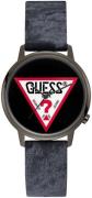 Guess Dameklokke V1029M3 Originals Sort/Gummi Ø38 mm