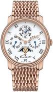 Blancpain Herreklokke 6659-3631-MMB Villeret Hvit/18 karat rosé gull