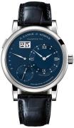 A. Lange & Söhne Herreklokke 320.028 Lange 1 Blå/Lær Ø40 mm