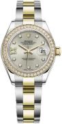 Rolex Dameklokke 279383RBR-0004 Lady-Datejust 28 Sølvfarget/18 karat