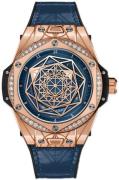 Hublot Dameklokke 465.OS.7189.VR.1204.MXM19 Big Bang 39Mm Blå/Gummi