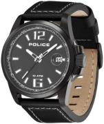 Police Herreklokke P12591JSUB02 Sort/Lær Ø44 mm