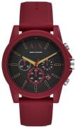 Armani Exchange Herreklokke AX7125 Outerbanks Sort/Gummi Ø44 mm