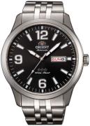 Orient 3 Star Herreklokke RA-AB0007B19B Sort/Stål Ø43 mm