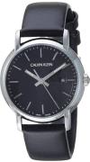 Calvin Klein Dameklokke K9H231C1 Established Sort/Lær Ø32 mm