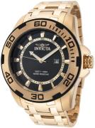 Invicta Herreklokke 39109 Pro Diver Sort/Gulltonet stål Ø50 mm