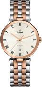 Rado Herreklokke R48902113 Florence Antikkhvit/Rose-gulltonet stål