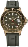 Glycine Herreklokke GL0319 Combat Sub Grønn/Gummi Ø42 mm