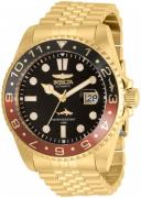 Invicta Herreklokke 35153 Pro Diver Sort/Gulltonet stål Ø47 mm