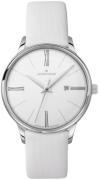 Junghans Dameklokke 47/4569.00 Meister Hvit/Sateng Ø30.8 mm