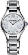 Raymond Weil Dameklokke 5124-ST-00985 Raymond Noemia Hvit/Stål Ø24