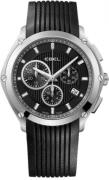 Ebel Herreklokke 1216044 Classic Sport Sort/Gummi Ø41 mm