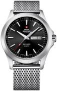 Swiss Military Herreklokke SMP36040.01 Chrono Sort/Stål Ø42 mm