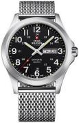 Swiss Military Herreklokke SMP36040.13 Chrono Sort/Stål Ø42 mm