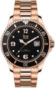 Ice Watch Herreklokke 016763 Steel Sort/Rose-gulltonet stål Ø40 mm