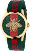 Gucci YA126487A G-Timeless Flerfarget/Tekstil Ø38 mm