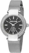 Roberto Cavalli by Franck Muller Dameklokke RC5L023M0025 Sort/Stål