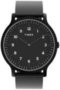 Timex Herreklokke TW2T95300 Other Sort/Stål Ø40 mm