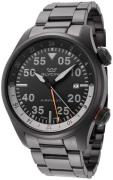 Glycine Herreklokke GL0434 Airpilot Gmt Sort/Stål Ø44 mm