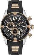 Guess Herreklokke Y02011G2 Sort/Gummi Ø45 mm