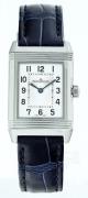 Jaeger LeCoultre Dameklokke 2618432 Reverso Classic Sølvfarget/Lær