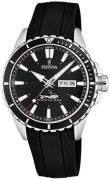 Festina Herreklokke F20378-1 Sort/Gummi Ø45 mm