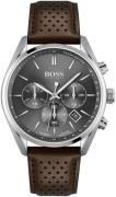 Hugo Boss Herreklokke 1513815 Champion Grå/Lær Ø44 mm