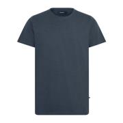 Dusty Blue Mini Stripe T-Skjorte