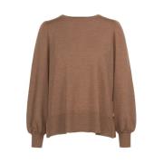 Khaki Merino Sweater Pullover