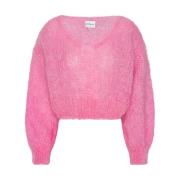 Lys Rosa American Dreams Milana Cropped Pullover Soft Berry Genser