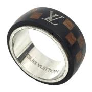 Pre-owned Brun Louis Vuitton-ring i rustfritt stål