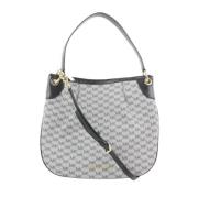 Pre-eide belagte lerret crossbody-bags