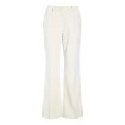 Flared Leg Chic Trousers