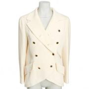 Pre-owned Beige stoff Chanel Blazer