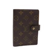 Pre-owned Brunt lerret Louis Vuitton Kalender