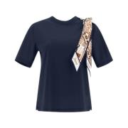 Stilig Foulard T-Skjorte for Kvinner