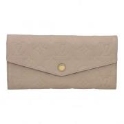 Pre-owned Beige skinn Louis Vuitton lommebok