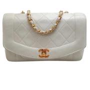 Pre-owned Hvit skinn Chanel Flap Bag