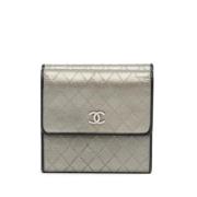 Pre-owned Sølv skinn Chanel lommebok