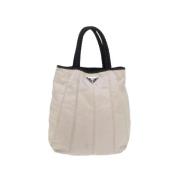 Pre-owned Beige nylon Prada veske