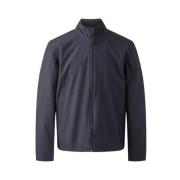 Mørkeblå Clipper Inverness Short Jacket With Zipper Modern Fit, Men Ja...