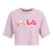 Pink Logo Cropped Graphic Tee