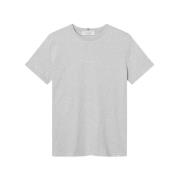 Snø Melange/Hvit Lens T-Skjorte - Sesongens T-Skjorte