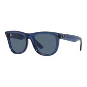 Gjennomsiktig Blå Marine Solbriller